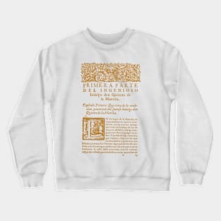 don quixote Crewneck Sweatshirt